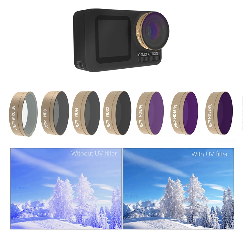 

Sport Camera CPL Polarizing Filter for DJI Osmo Action ND 4 8 16 32 Star UV Protect Lens Filter For Action Camera Lens Accessory