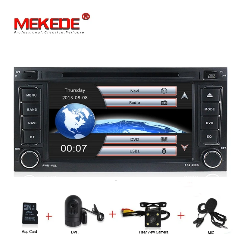 

In stock 2DIN Car GPS navigation for VW Touareg 2004-2011 Transporter T5 Multivan dvd palyer radio aduio BT FM RDS free MIC Map