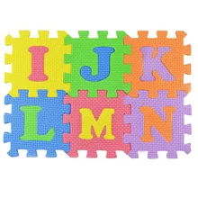 10 шт./компл. детская пена EVA Коврик-пазл игровой коврик Детские игрушки для детей упражнения номер коврик Плитки 30 см x 30 см