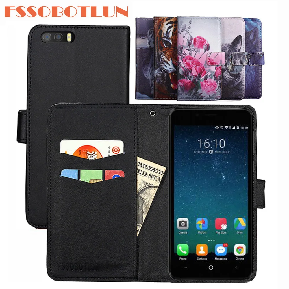 

FSSOBOTLUN For Leagoo P1 Pro Case PU Leather Retro Flip Cover Shell Magnetic Fashion Wallet Cases Kickstand Strap Shell