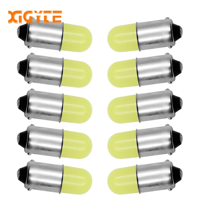 10 шт. T11 363 BA9S удара круглая 3D Led T4W 1 SMD номерного знака автомобиля светильник