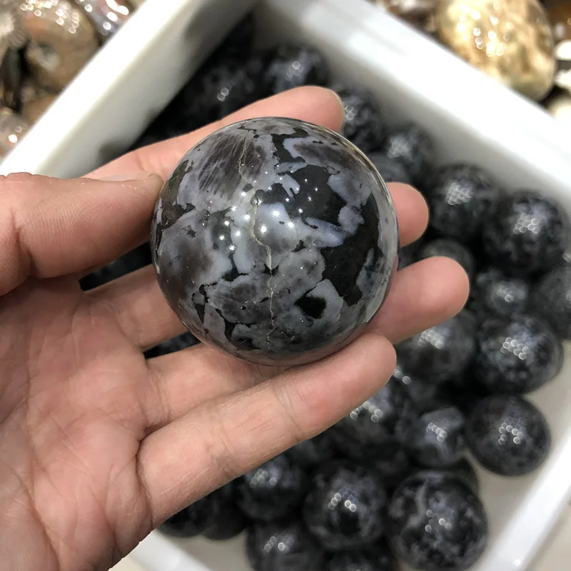 natural Gabbro stone beautiful specimen ball quartz home decoration stones and minerals Healing madagascar | Дом и сад