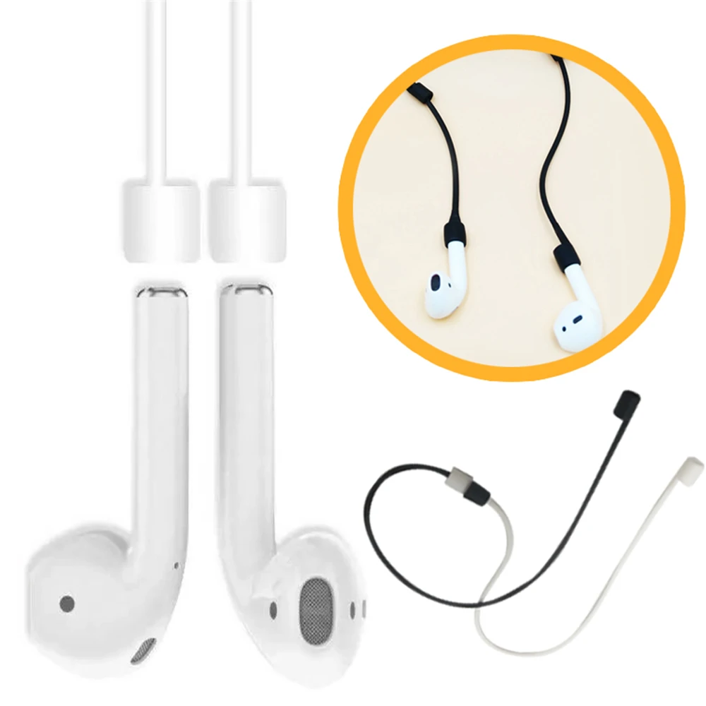 

2pcs Anti-lost strap for AirPods Strap Secure Wire Cable Connector Holder Neck String Rope Wireless Earphone