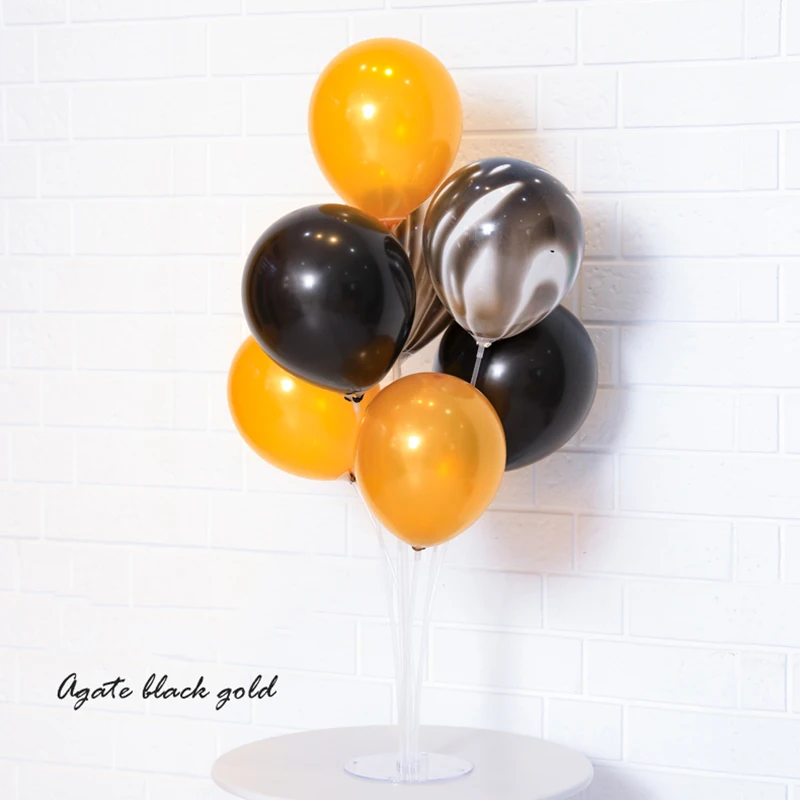 

Latex Balloon 1set 12 inch 2.8 g Mixing Balloons Column Stand Clear Plastic Balloon Birthday Party Supplies Baby Shower