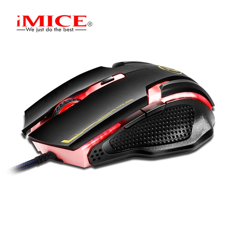  iMICE Brand USB1.8 M Wired Mouse A9 Gaming Optical Mouse Desktop Computer Laptop Mice for LOL Dota 