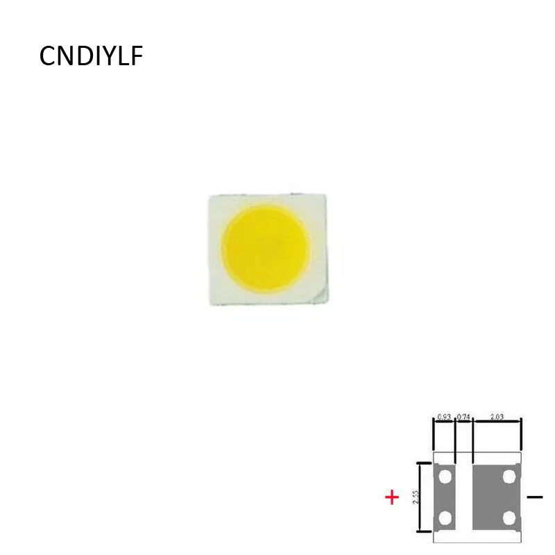 100 шт. lg led Подсветка 3535 1 Вт 85lm холодный белый ЖК-дисплей для ТВ Применение |