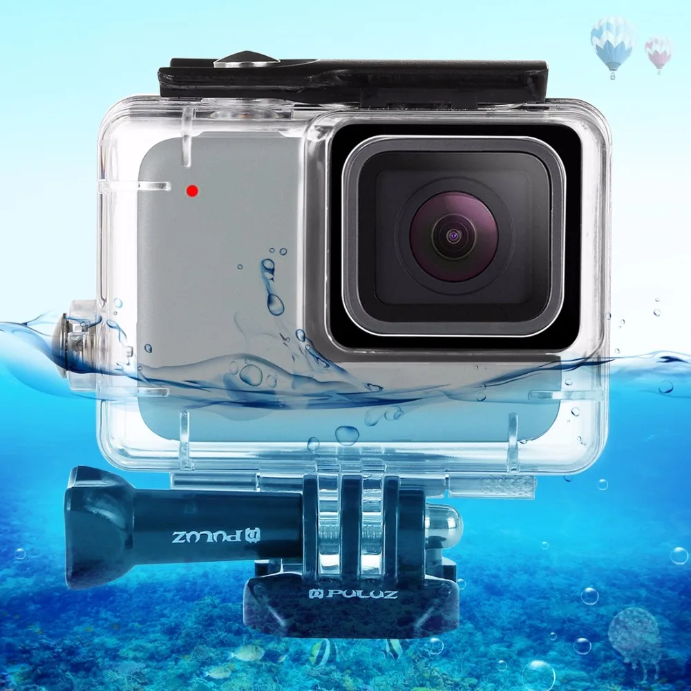 PULUZ для GoPro HERO7 серебристый 7 белый 45 м подводный водонепроницаемый корпус Дайвинг