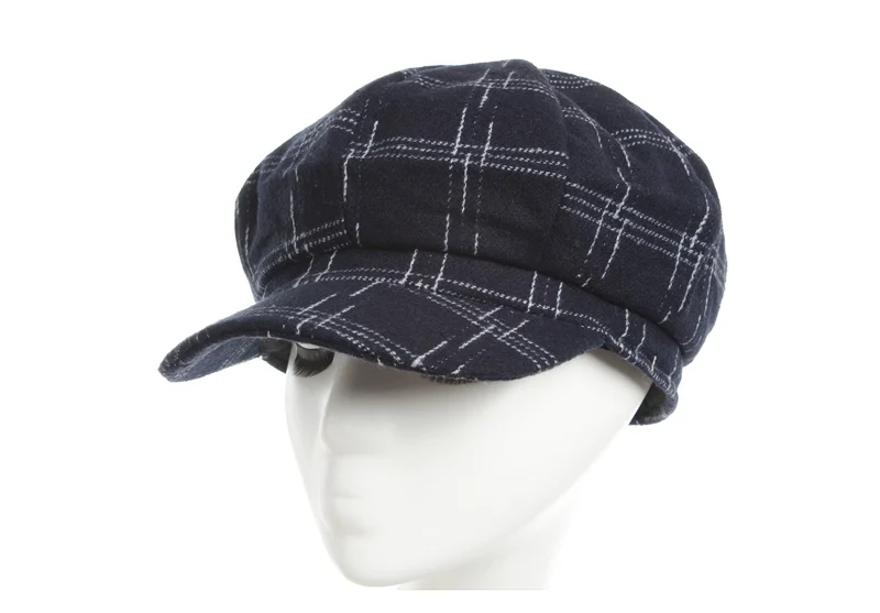 Восьмиугольная кепка, модная Элегантная кепка газетчика, осенне-зимняя унисекс, уличная шапка для отдыха, восьмиугольная кепка для женщин