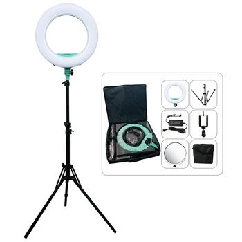 

Yidoblo AX-480SII Ring Lamp 18inch Photographic Lighting Makeup Lamp 48W Selfie Ring Light With Tripod Kit Phone LED Video Light
