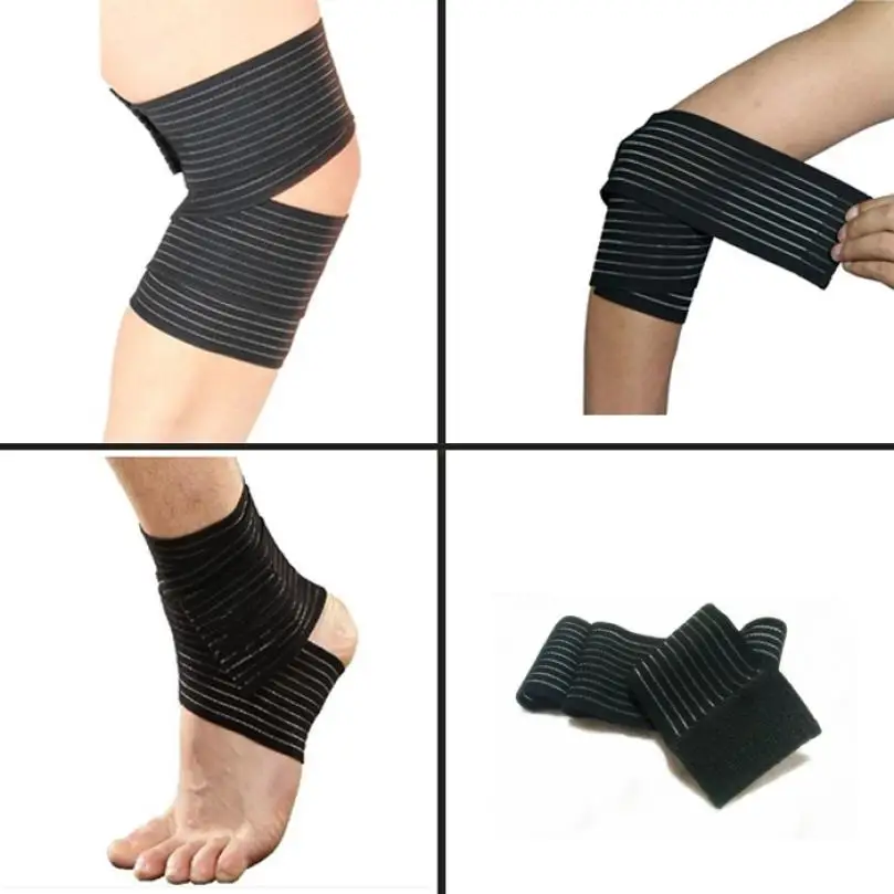 

New Compression Bandage Protect Elbow Wrist Knee Ankle Stabilizer Sprain Strain Protector Jan04