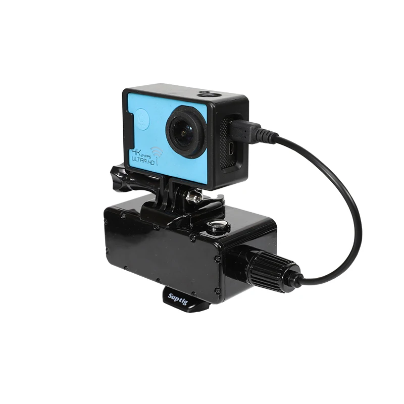 5200 мАч водонепроницаемый внешний аккумулятор зарядное устройство водонепроницаемый чехол для GoPro Hero 7 6 5 4 3+ 3 SJCAM YI 4K Аксессуары для экшн-камеры