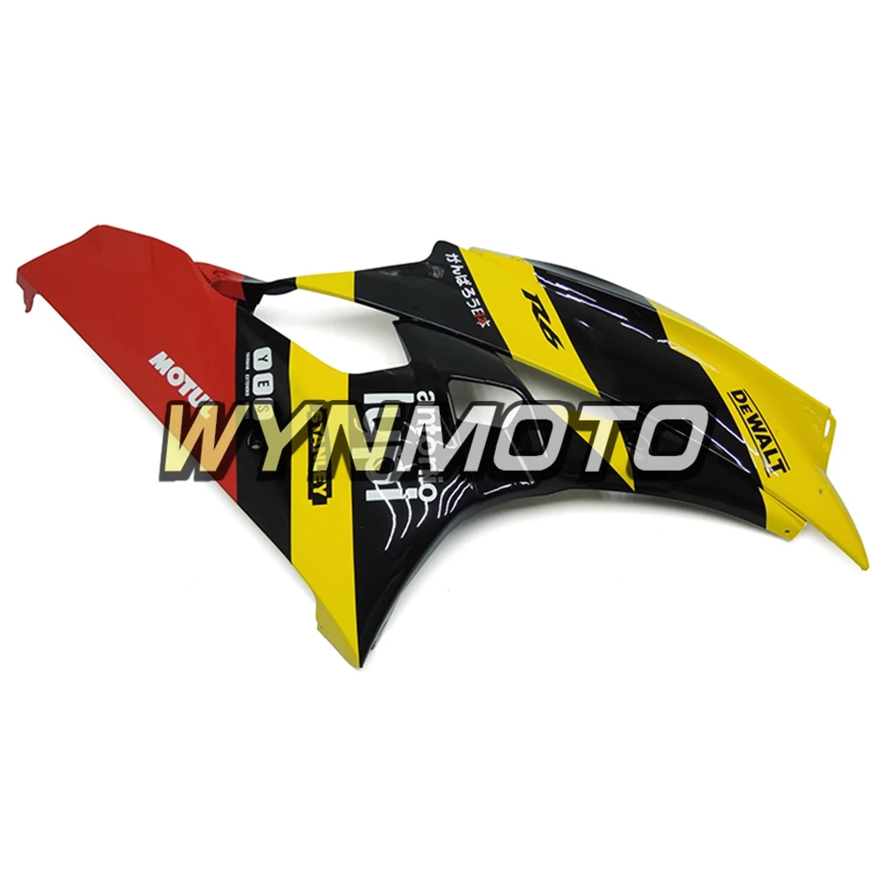 Инъекции пластмассы ABS Обтекатели для Yamaha YZF R6 Год 2006 2007 06 07 мотоциклов обтекателя Kit Средства ухода за кожей кадров желтый черный чехлы для мангала