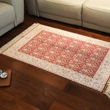 FangCunJinXiu 3'x4. 5' красный фиговый шелковый ковер ручной работы для гостиной и спальни