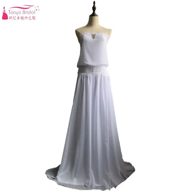 Vintage Dresses 1920s Beach Wedding Dress Cheap Dropped Waist Bohemian Strapless Backless Boho Bridal Gowns Lace Vintage Dresses 1920s Beach Wedding Dress Cheap Dropped Waist Bohemian Strapless Backless Boho Bridal Gowns Lace
