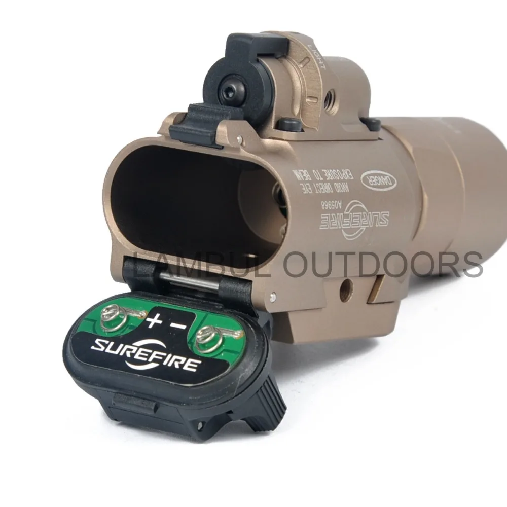 Pistola de Luz com Laser Tático Ultra Evolução Noite Arma Vermelho Lanterna Fit 20 Milímetros Picatinny Weaver Ferroviário sf X400 6 Esporte e Lazer