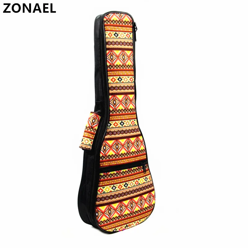 ZONAEL 21"23"24''26'' Soprano Concert Tenor Ukulele Bag Case Backpack