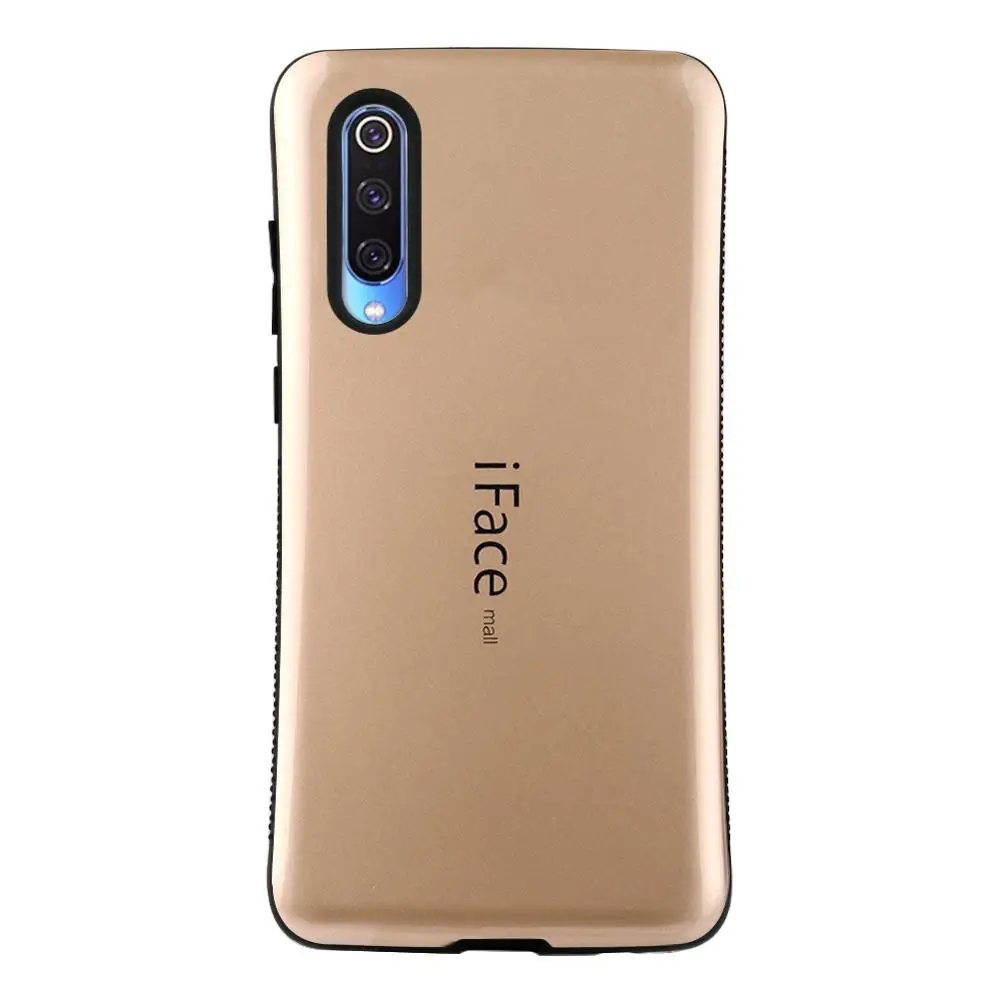 iFace Mall Case for xiaomi Mi9 Mi 9 Heavy Duty Shockproof Back Cover Hard Shell 6.39 Inch Protect Mobile Phone Case - Цвет: Золотой