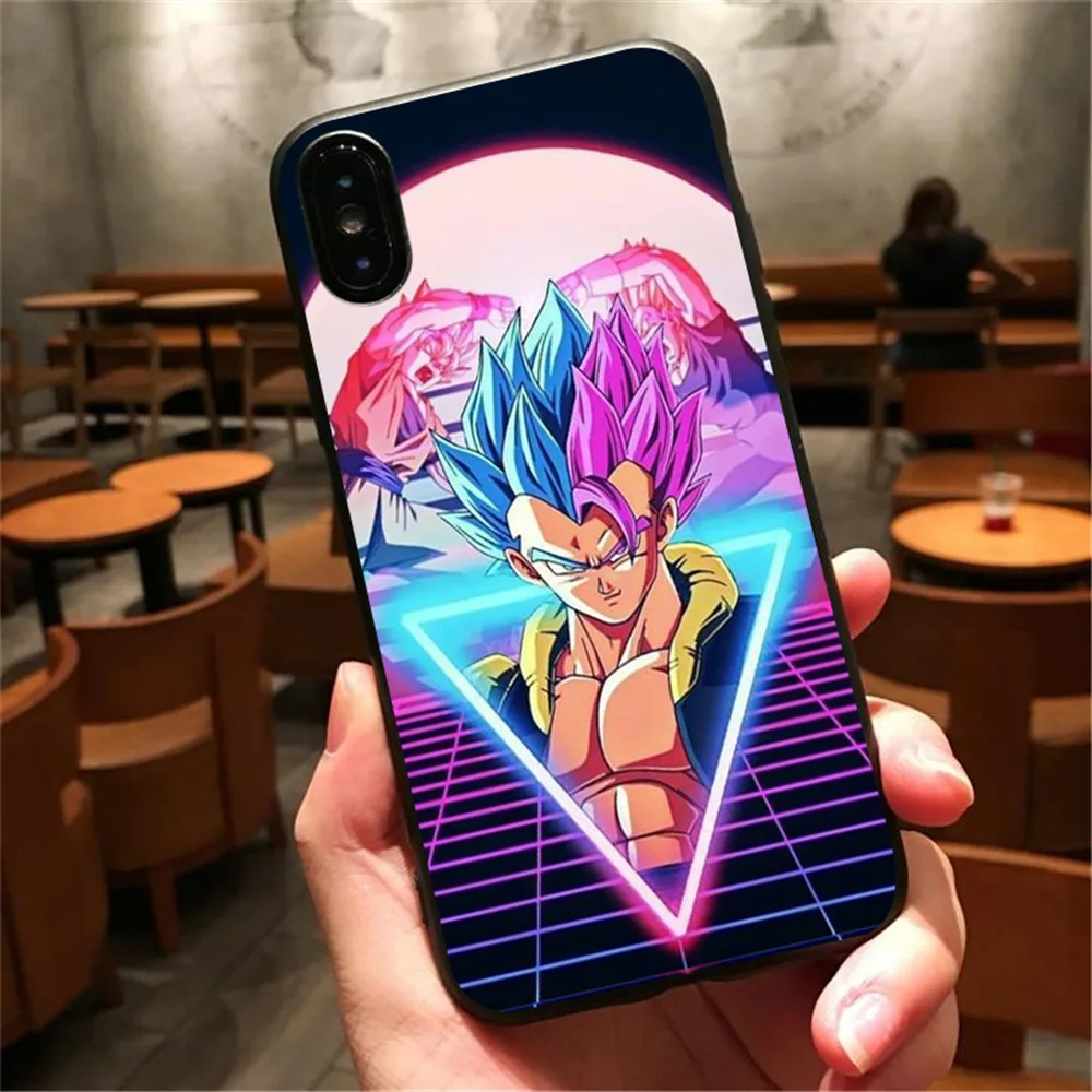 Dragon Ball Z Super DBZ Goku Coque For iPhone 8 7 6 plus X Xs Xr max 5 11 11p 11max Phone Case for Samsung 8 9 10 plus case - Цвет: 6194