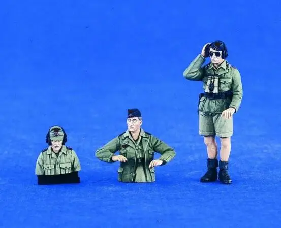 

1/35 Resin Figures Tank Crew 3pcs/set