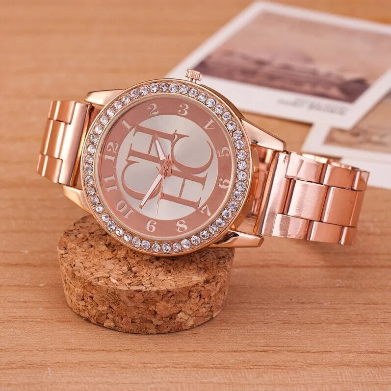 Luxury Brand font b Watches b font Women Casual Dress Quartz Gold font b Watch b