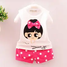 MERI AMMI/ комплект одежды для маленьких мальчиков и девочек, комплект одежды топ+ шорты для малышей возрастом от 6 до 36 месяцев J555