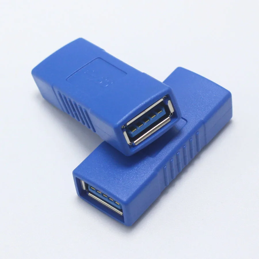 1 шт. USB 3,0 Тип Женский DC разъем питания высокоскоростной AF разъем адаптера синее гнездо для шнура удлинителя