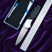 LEMIFSHE 581 D2 стальной алюминиевый G10 складной нож с ручкой для отдыха на природе, карманный нож для выживания, охотничьи кухонные ножи, инструмент для повседневного использования