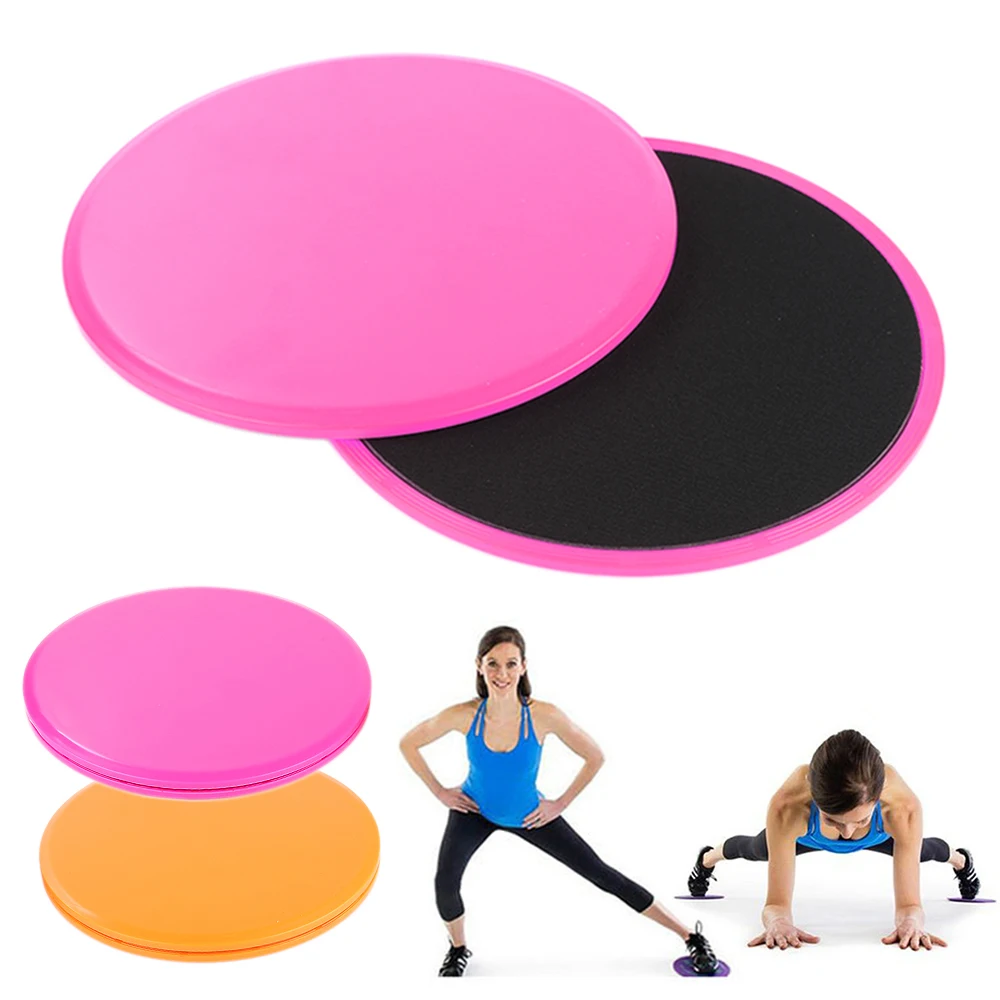 2X Fitness Gliders Workout Gliding Discs Core Leg Sliders Exercise Training US