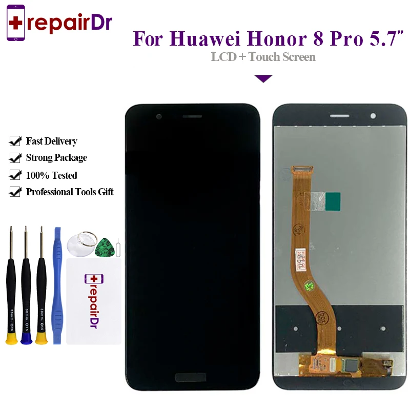 ЖК-дисплей для Huawei Honor 8 Pro/ V9 сенсорный экран с дигитайзером в сборе 100% испытано