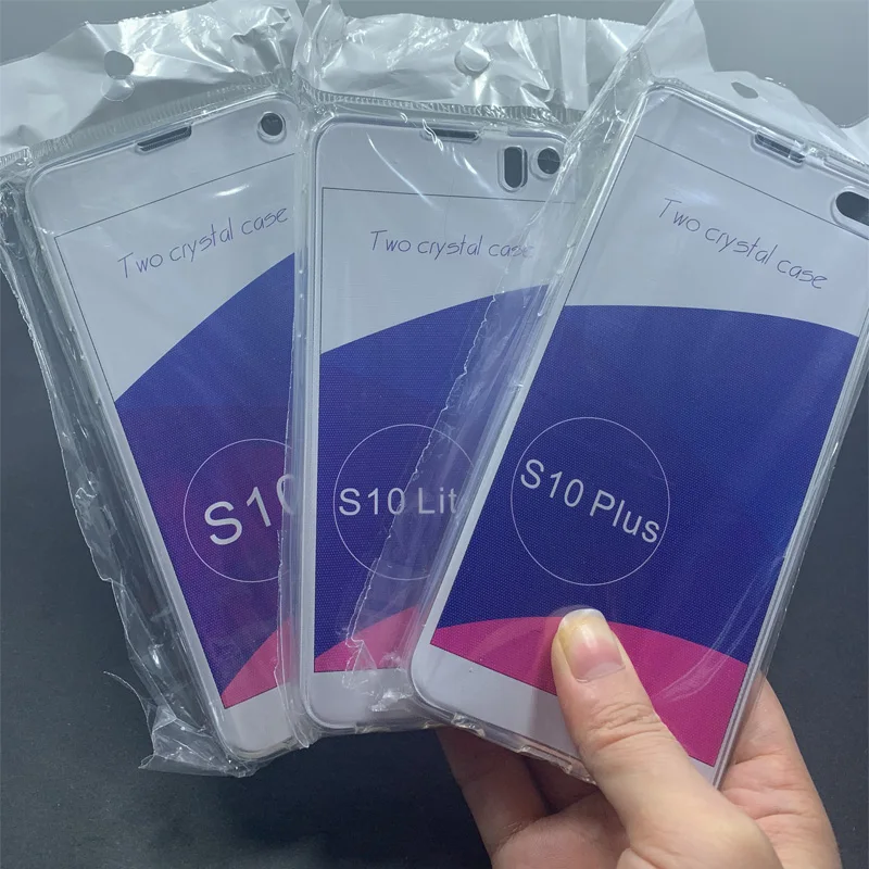 360 Degree Full Body Case For Samsung S10 Lite S10 Plus Front&Back Protection TPU Soft Silicone Phone Cover For Samsung Note 8 9 (5)