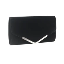 Модный простой дизайн, бархатный женский клатч, женская сумка-конверт, вечерние сумки