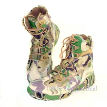 Мужские Военные Тактические Сапоги Спорт на открытом воздухе с беговой камуфляжная, с расцветкой Мультикам носки Охота военные ботинки