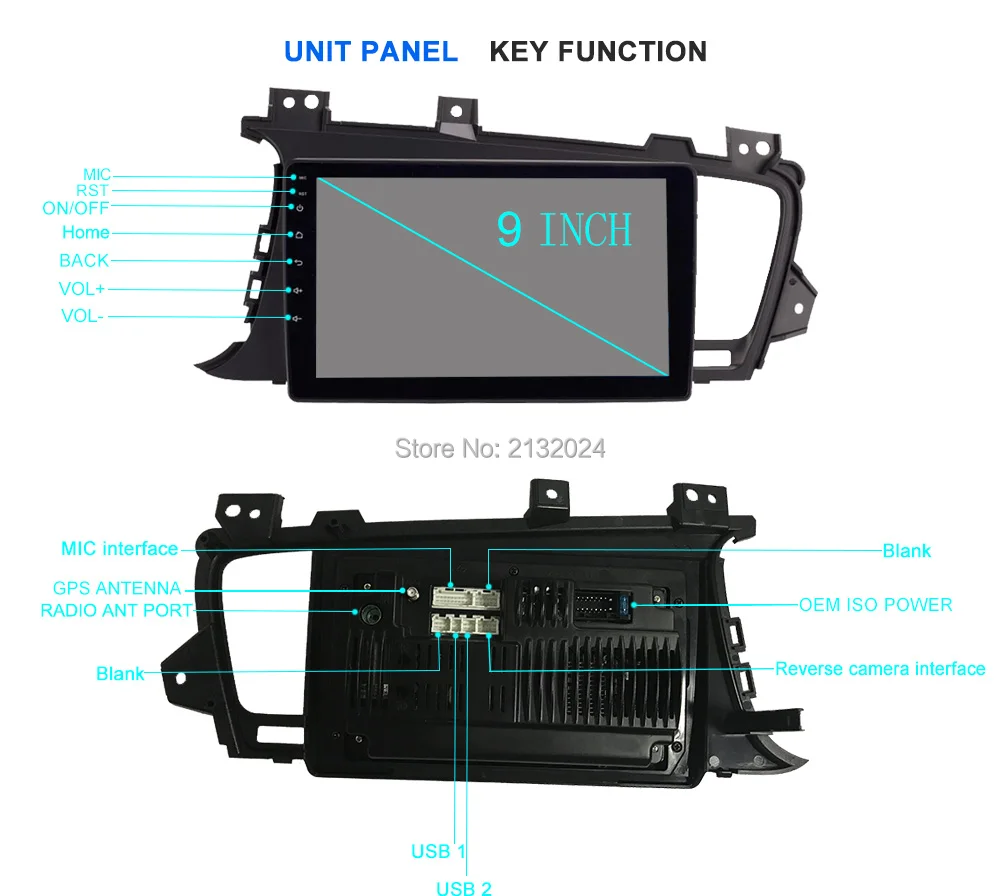 Excellent Funrover Android 8.0 2 din car dvd multimedia player for Kia K5 Optima 2011-2015 radio GPS Navigation stereo Autoradio wifi RDS 14