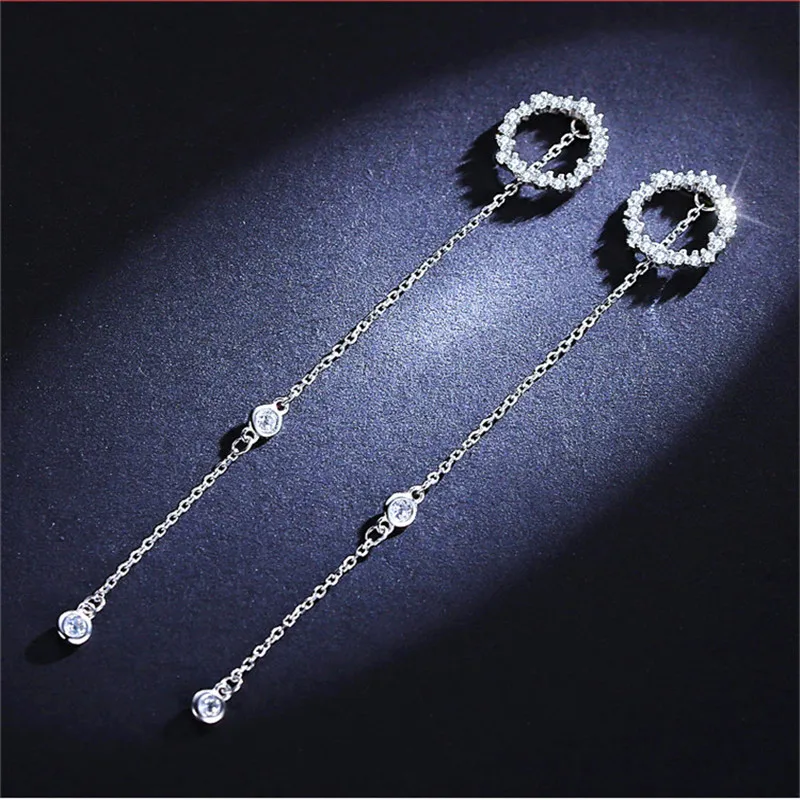 

925 sterling silver needle Stud earrings Two kinds of method of wear Women's fashion earrings jewelry wholesale