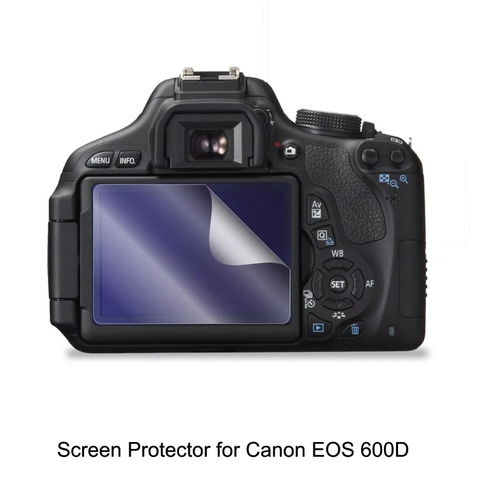 Clear Anti Scratch LCD Screen Protector Guard Shield Film for Canon EOS 600D Camera Accerrories