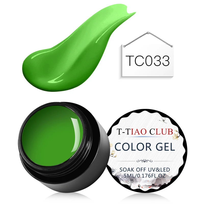 T-TIAO CLUB, чистый цвет, Гель-лак для ногтей, замачиваемый, для маникюра, УФ-Гель-лак, Базовое покрытие, лак для нейл-арта, украшения для маникюра - Цвет: S00975