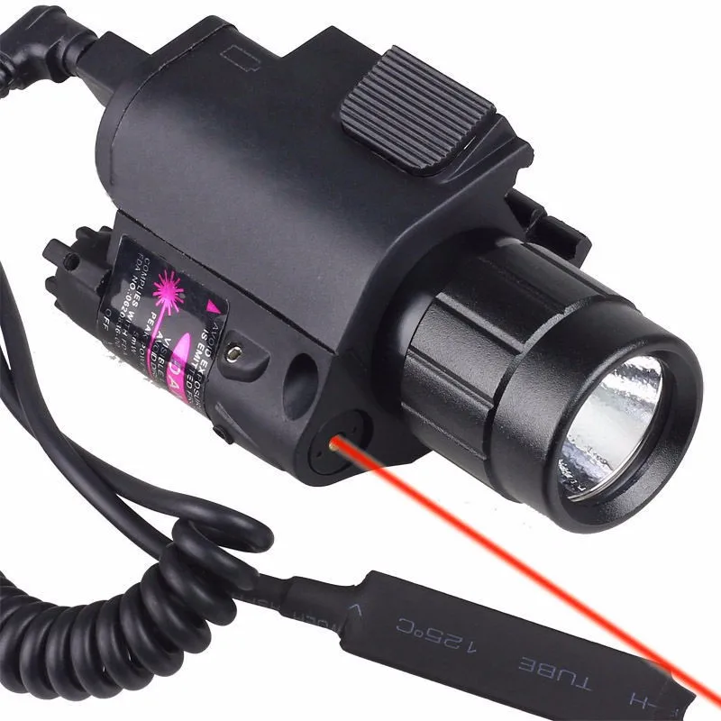 Vista e Led Montagem em Trilho para Glock Rifle de Caça Lanterna com 20mm Combinação Verde Vermelho Laser Picatinny 17 19 22 - 14 High Quality Esporte e Lazer