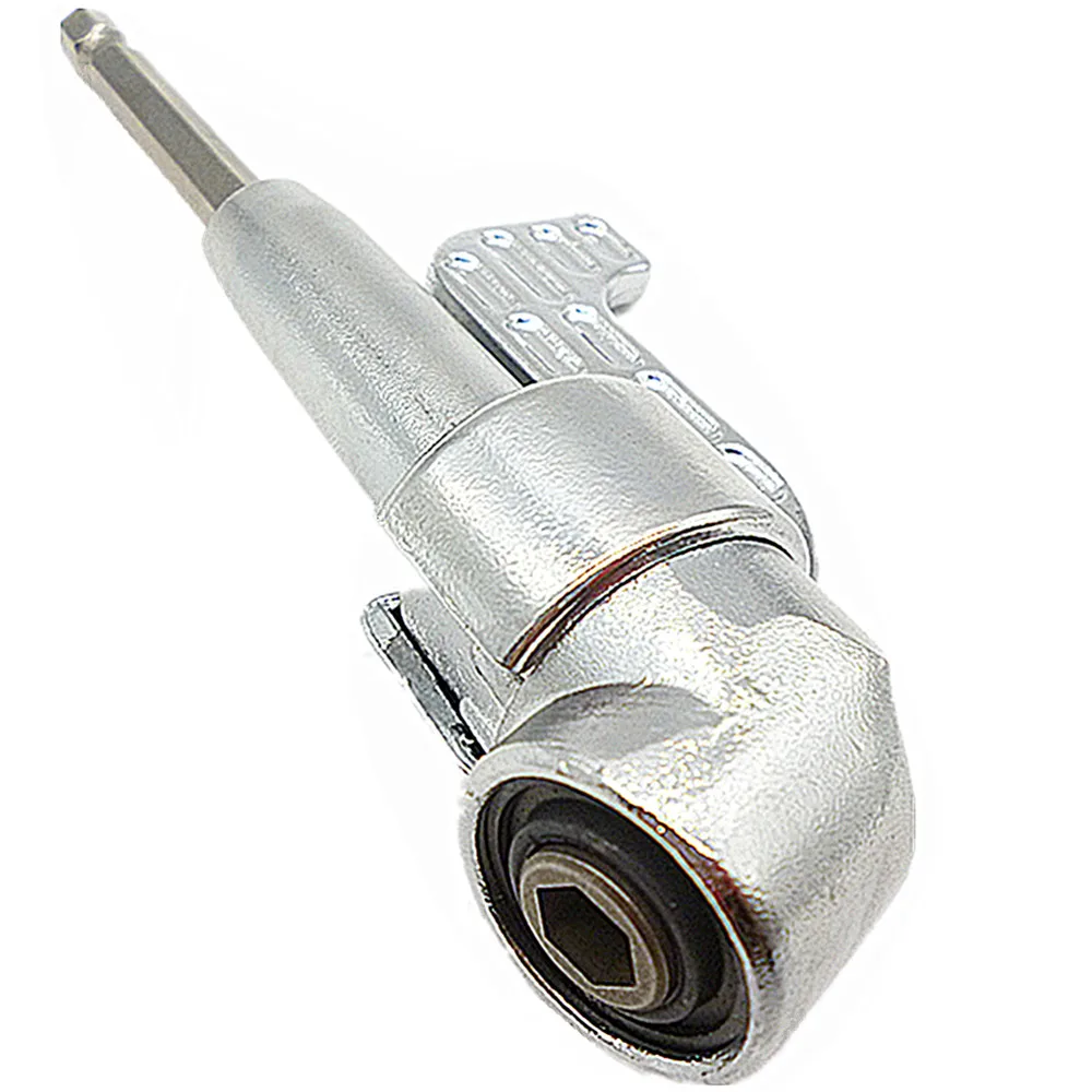 

Screwdriver Bit Holder Angle Driver 1/4" Hex Drive System 105 Degree Angle Bit Driver Hex Magnetic Angled Bit Holder Power Drill