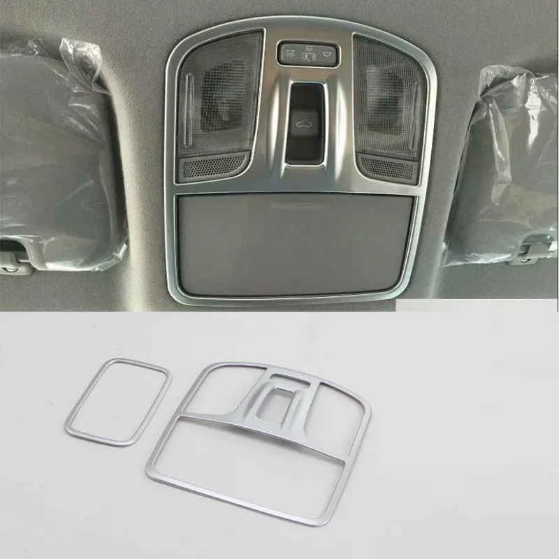 

Car Accessories Interior Front&Rear Reading Light Lamp Cover Trim For Hyundai Elantra 2018 Car-styling