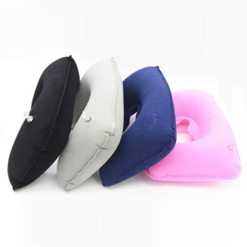 

1Pc/2PCS Inflatable Pillow Air Cushion Neck Rest Health Care Portable U-Shaped Compact Plane Flight Travel Pillows Home Textile