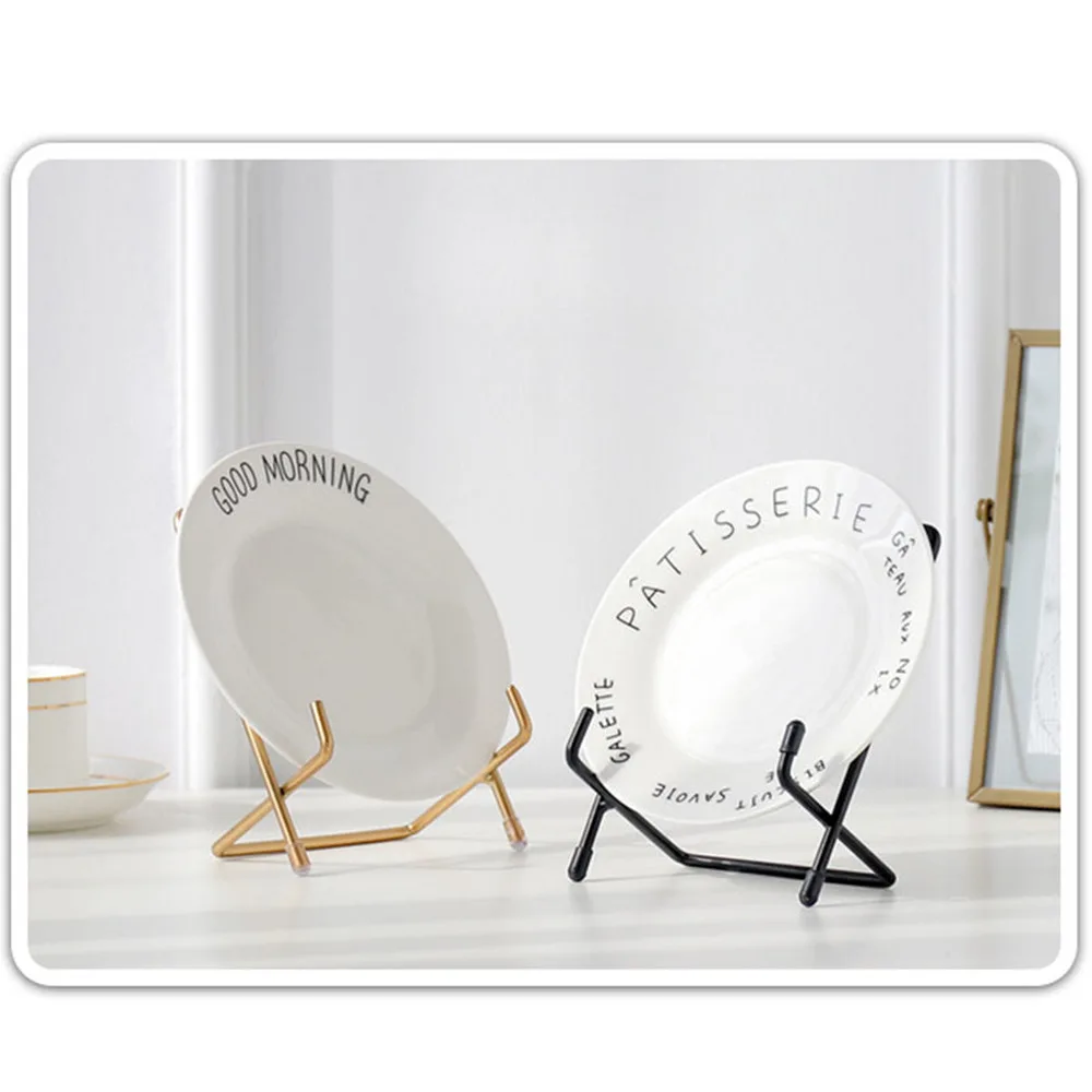 طبق رف لوحة السلطانية إطار الصورة صورة كتاب الركيزة حامل مجلة الحديد الفن عرض موقف المنزل الديكور