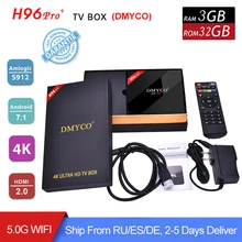 3GB 32GB ROM Android TV Box H96 Pro Plus Android 7 1 Amlogic S912 Octa core