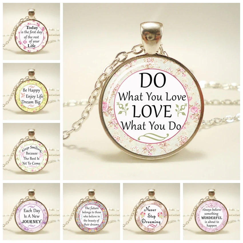 

Do What You Love Love What You Do Necklace Proverbs Bible Verse Christian Quote Necklace Inspirational Jewelry Christian Gift