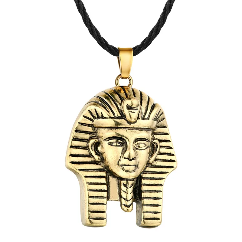 Египетские украшения Египетский фараон Клеопатра и Пирамида Иллюминаты сглаза Ankh кулон этническое ожерелье мужчины женщины талисман амулет - Окраска металла: Cleopatra Bronze