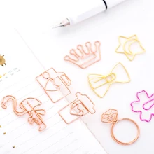 10 шт./лот Coforful Фламинго закладки для книги маркеры милые металлические скрепки школьные офисные поставки Escolar подарок канцелярские принадлежности