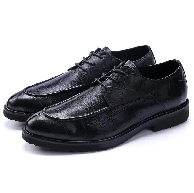 Buy Mens Korean Retro Pointed Toe Genuine Leather