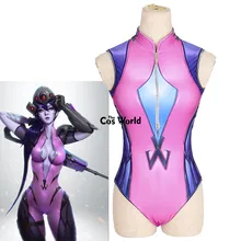 OW Widowmaker, без рукавов, сексуальные комбинезоны, бикини, купальники, купальный костюм, Sukumizu, Униформа, наряд, костюмы для косплея