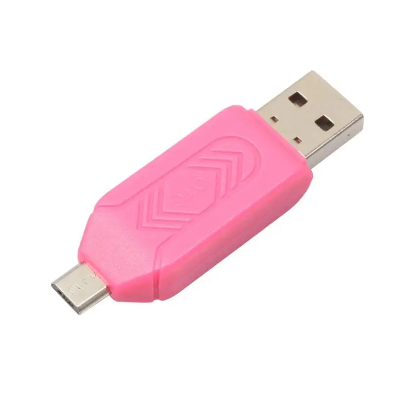 EC2 HIPERDEAL USB Card Reader MINI USB 2,0 + OTG Micro SD/SDXC TF Card Reader адаптер U диска Jul3