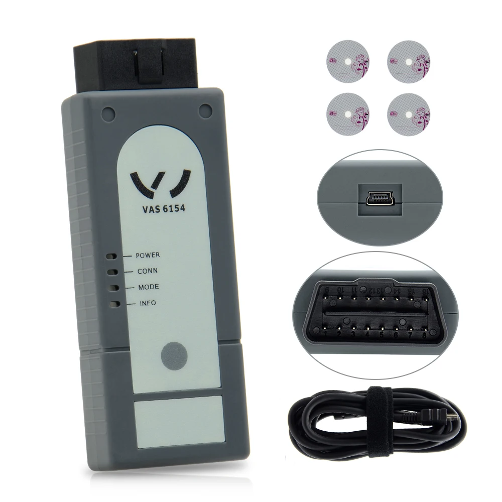 VAS6154 OKI Keygen VAS5054A Bluetooth AMB2300 ois V4.3.3 для Audi Skod-VAS5054A Поддержка UDS Автомобильный сканер