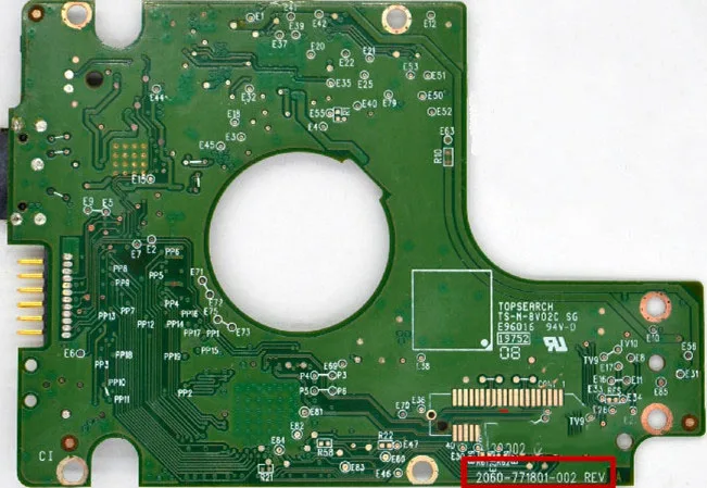 1 шт. Оригинал Бесплатная доставка 100% тестовый HDD печатная плата 2060-771801-002/2060-771801-002